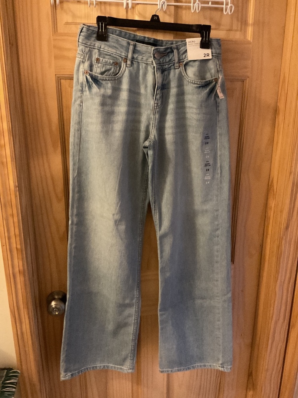 Aero baggy wide leg jeans nwt size 2R